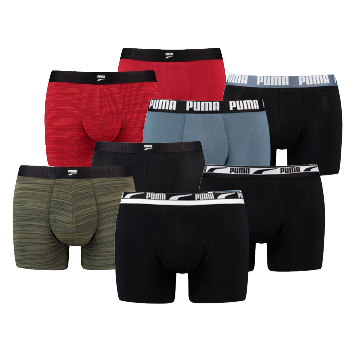 Puma boxershorts 8-Pack Verrassingspakket -S