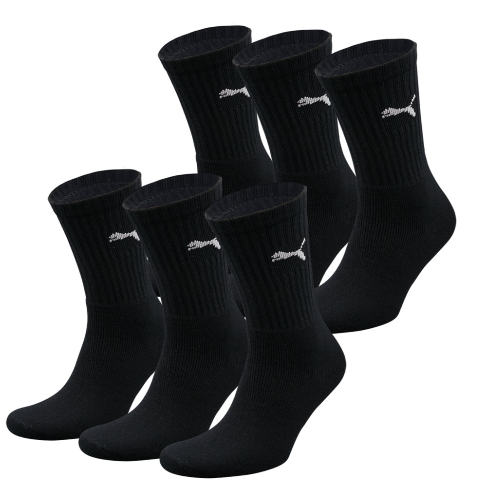 Puma sokken Sport zwart 6-pack-43/46