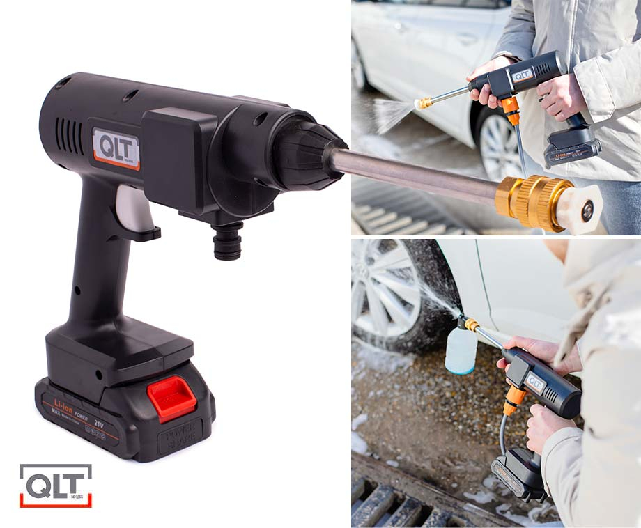 QLT Draadloze Hogedrukreiniger Met Accu