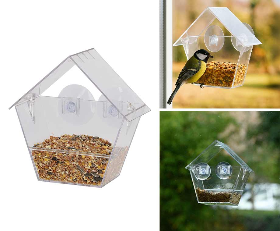 Raamvoederhuis Transparant