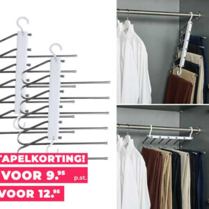 2-Pack Ruimtebesparende Kledinghangers