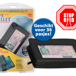 Pasjeshouder - 36 pasjes - RFID Blokking