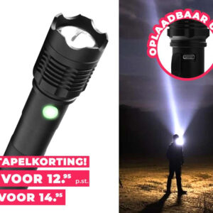 SEVVA® Oplaadbare Militaire Zaklamp