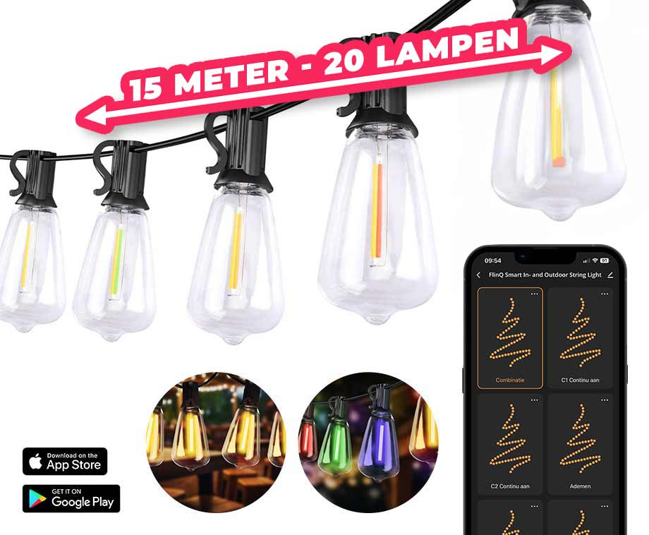 XL Lichtslinger Warm Wit En Kleuren