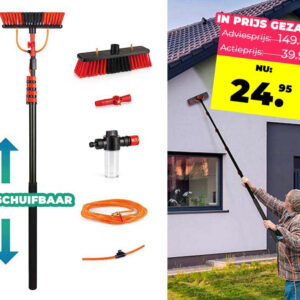 Telescopische Wasborstel