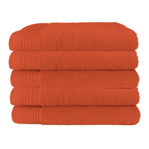 The One Handdoek Deluxe 50x100 550 gr Terra Spice (5 stuks)