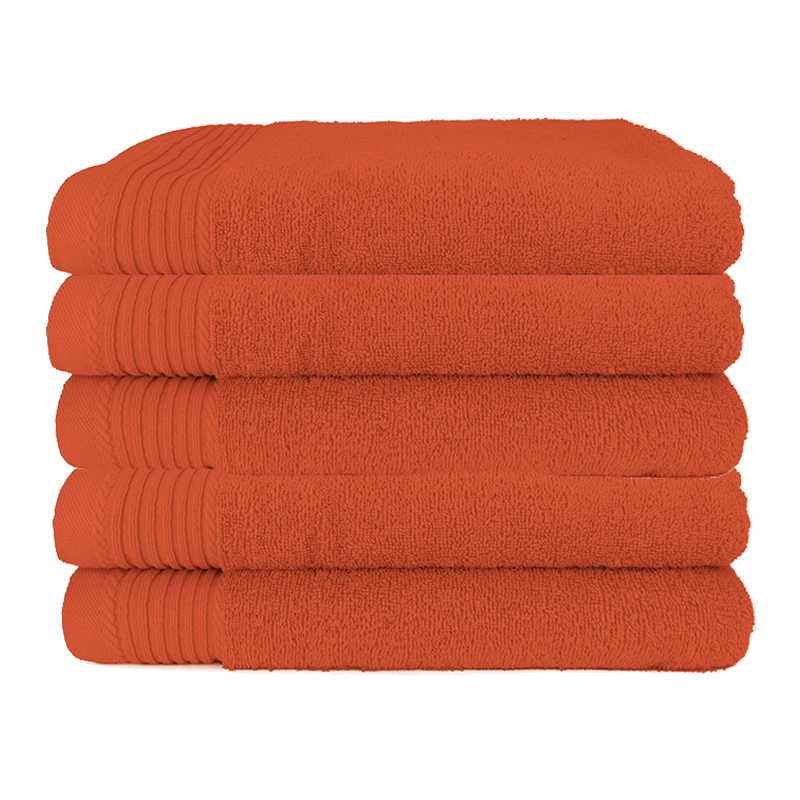 The One Handdoek Deluxe 50x100 550 gr Terra Spice (5 stuks)