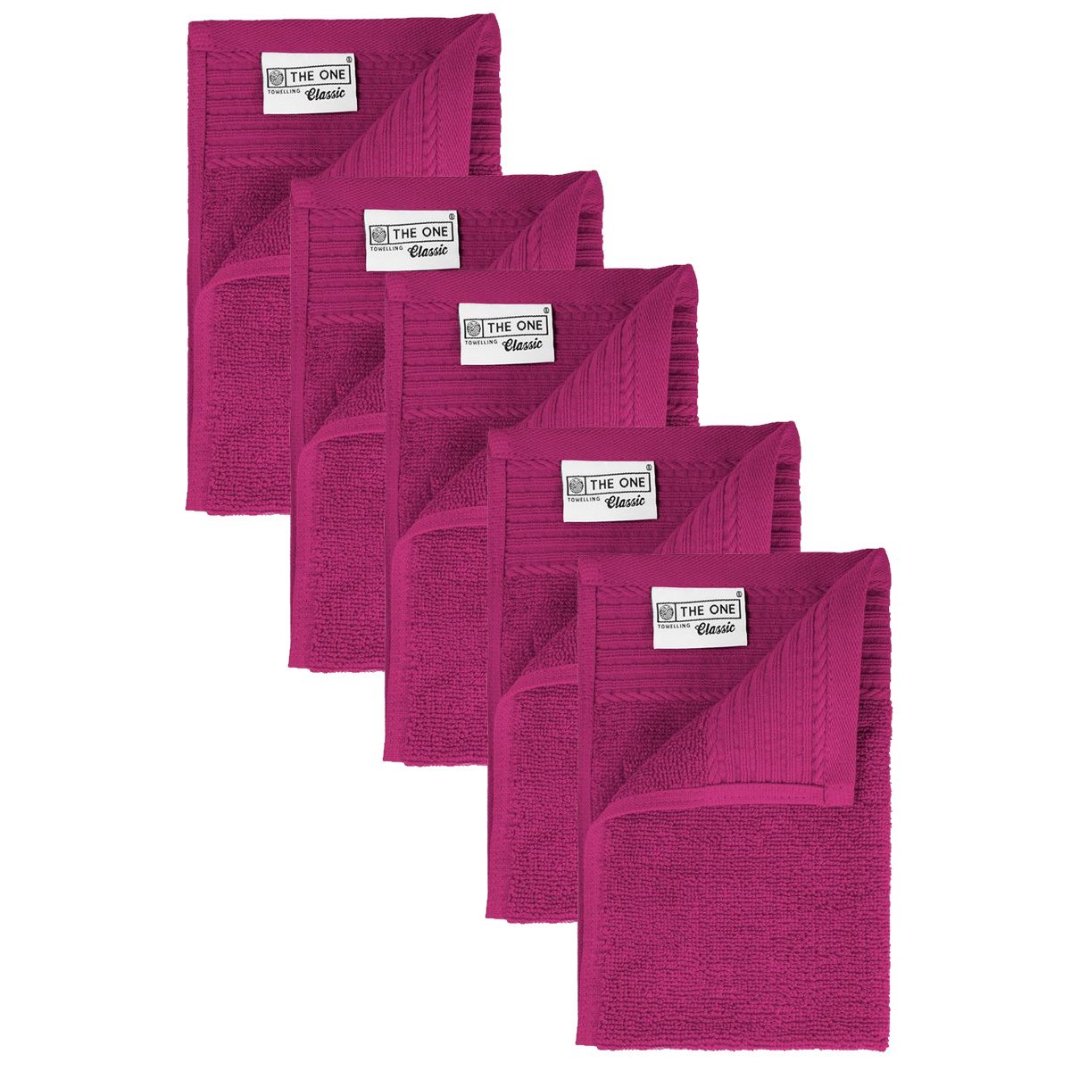 The One Gastendoek 500 gram 30x50 cm Magenta (5 stuks)