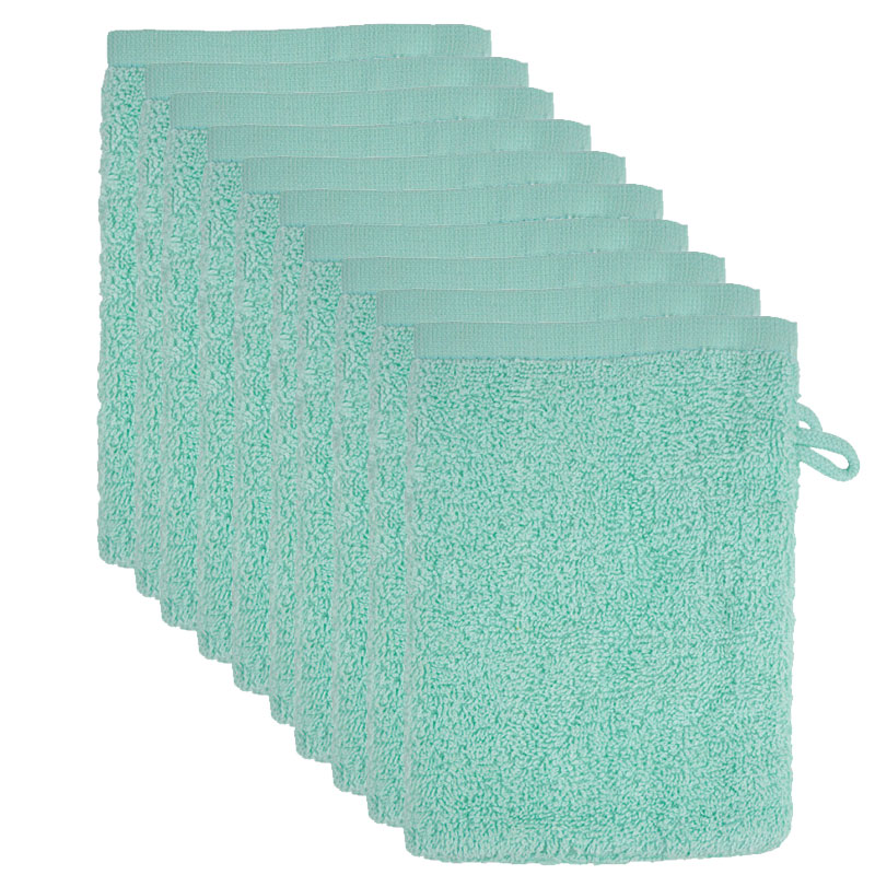 The One Washandjes Mint - 10 stuks