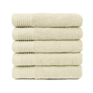 The One Handdoek Deluxe 50x100 550 gr Ivory (5 stuks)