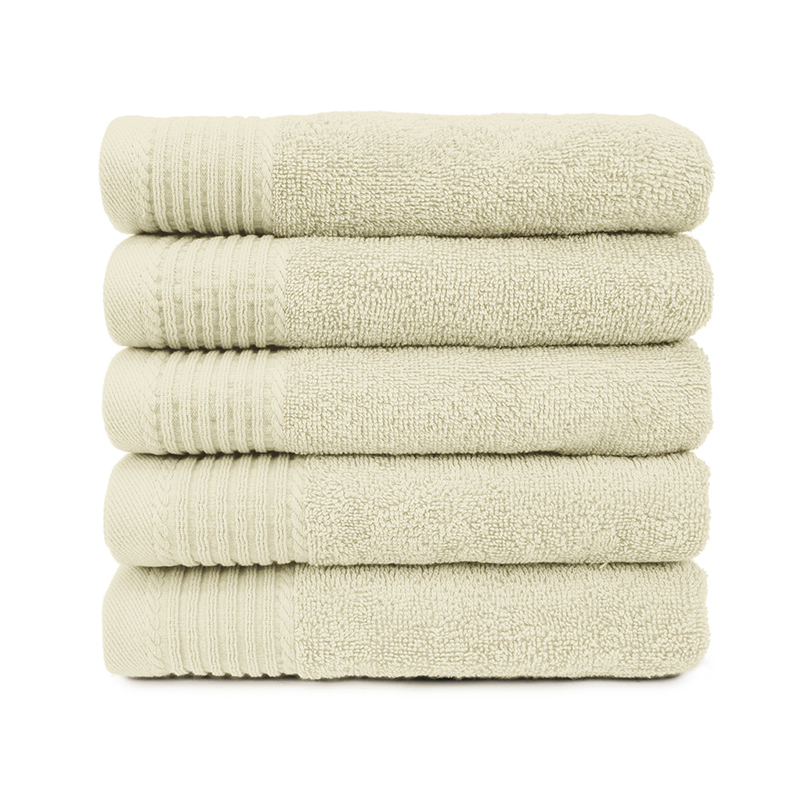 The One Handdoek Deluxe 50x100 550 gr Ivory (5 stuks)