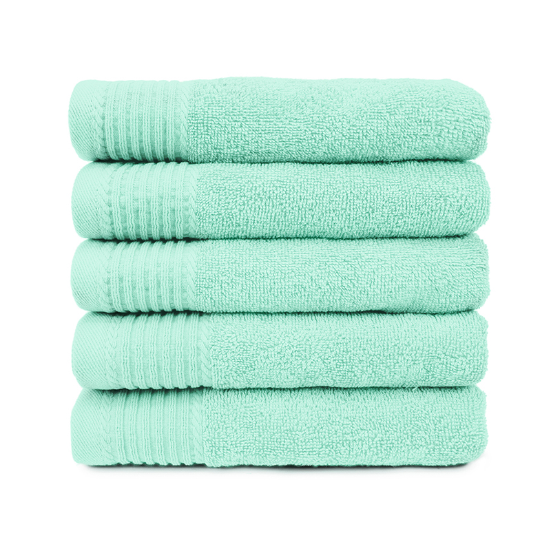 The One Handdoek Deluxe 50x100 550 gr Mint (5 stuks)