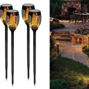 Tuinlamp Solar Fakkel XL Met Vlameffect