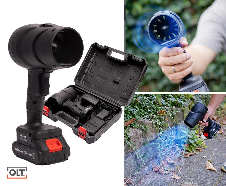 Oplaadbare Turbo Jet Fan In Koffer