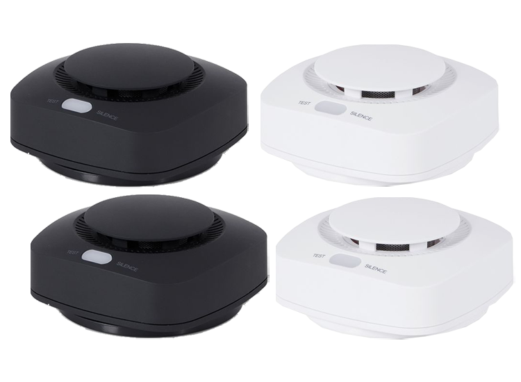 Brainz Rookmelders - 2 stuks (zwart of wit)