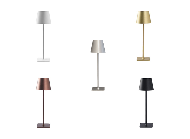 Fedec Draadloze Tafellamp - Dimbaar - ∅11 x 38 cm