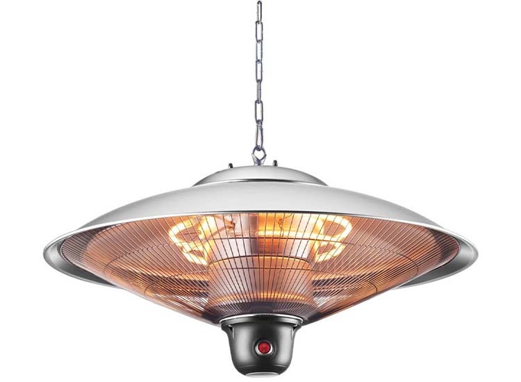 Blooboost Terrasverwarmer Elektrisch - Heater - Hangend - 3 Standen - Tot 2000W - Zwart