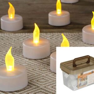 24 HI Vlamloze LED Waxinelichtjes - theelichtjes