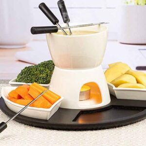 HI Fondueset - Keramiek - 11 delig