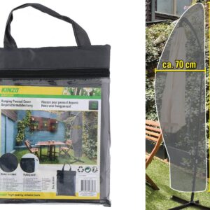 Kinzo Hoes voor Hangparasol - 265 x 70 CM - Gemakkelijke Bevestiging - Waterresistent - Camouflage Kleurig