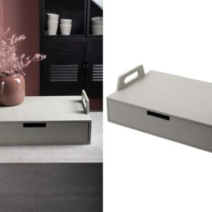 Gusta Dienblad - Laptoptafel - Hout - Grijs - 41 x 30 x 14,5 cm