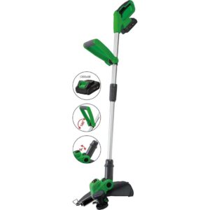 Hofftech Accu grastrimmer - automatische lijnvoeding - 20V - 1300 mAh - 300 mm maaibreedte