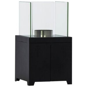 Green Flame BPH-Q Outdoor Table Heater - 26x26x47cm - Zwart - Tafelmodel Terrasverwarmer / Tuinhaard voor Buiten