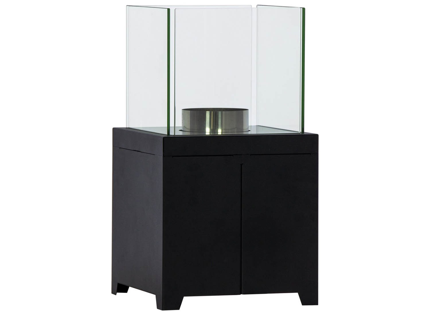 Green Flame BPH-Q Outdoor Table Heater - 26x26x47cm - Zwart - Tafelmodel Terrasverwarmer / Tuinhaard voor Buiten