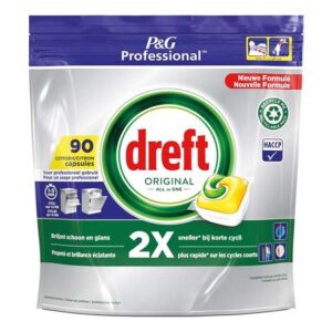 Dreft Original All in One Lemon Vaatwastabletten - 90 stuks