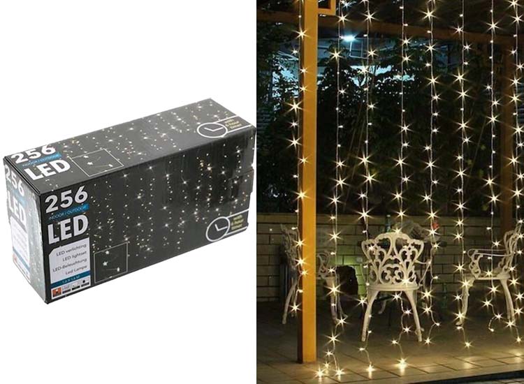 LED sterrengordijn - 160x160 cm (2de Kans Deal)