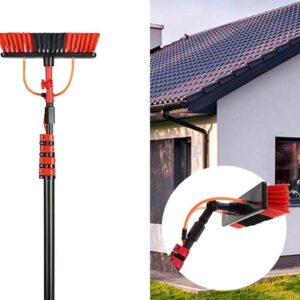 Shine Telescopische Wasborstel XXL - 7 Meter Lang Met Zeepdispenser