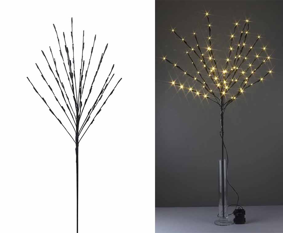 Verlichte Boom Op Prikker 110cm