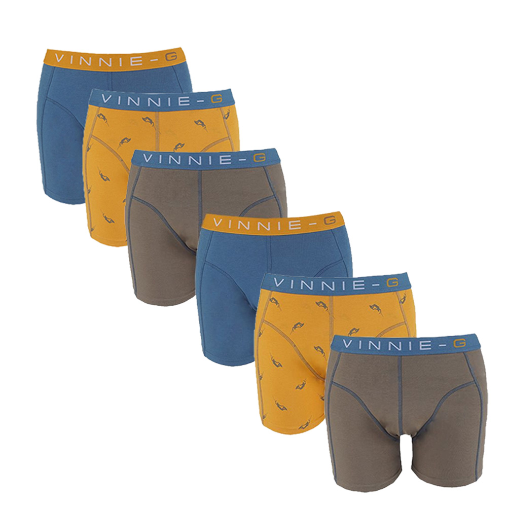 Vinnie-G Boys Kinder boxershorts Wakeboard 6-pack-140/146