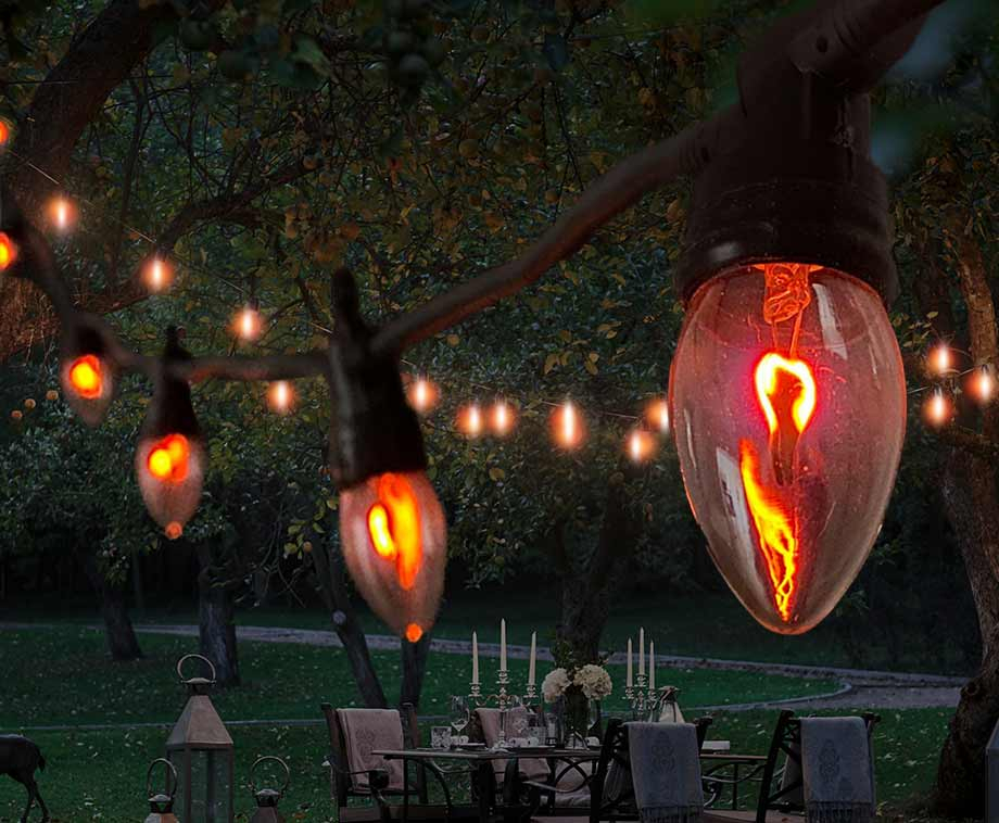 Lichtslinger Met Flikkerend Vlameffect