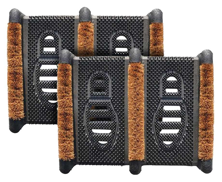 Voetenveger Met Dubbele Kokosborstels