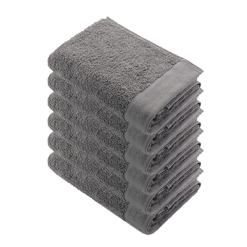 Walra Remade Cotton Handdoek 60 x 110 cm 550 gram Taupe - 6 stuks