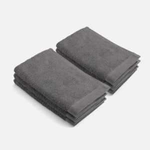 Walra Remade Cotton Gastendoekje 30 x 50 cm 550 gram Grey - 6 stuks