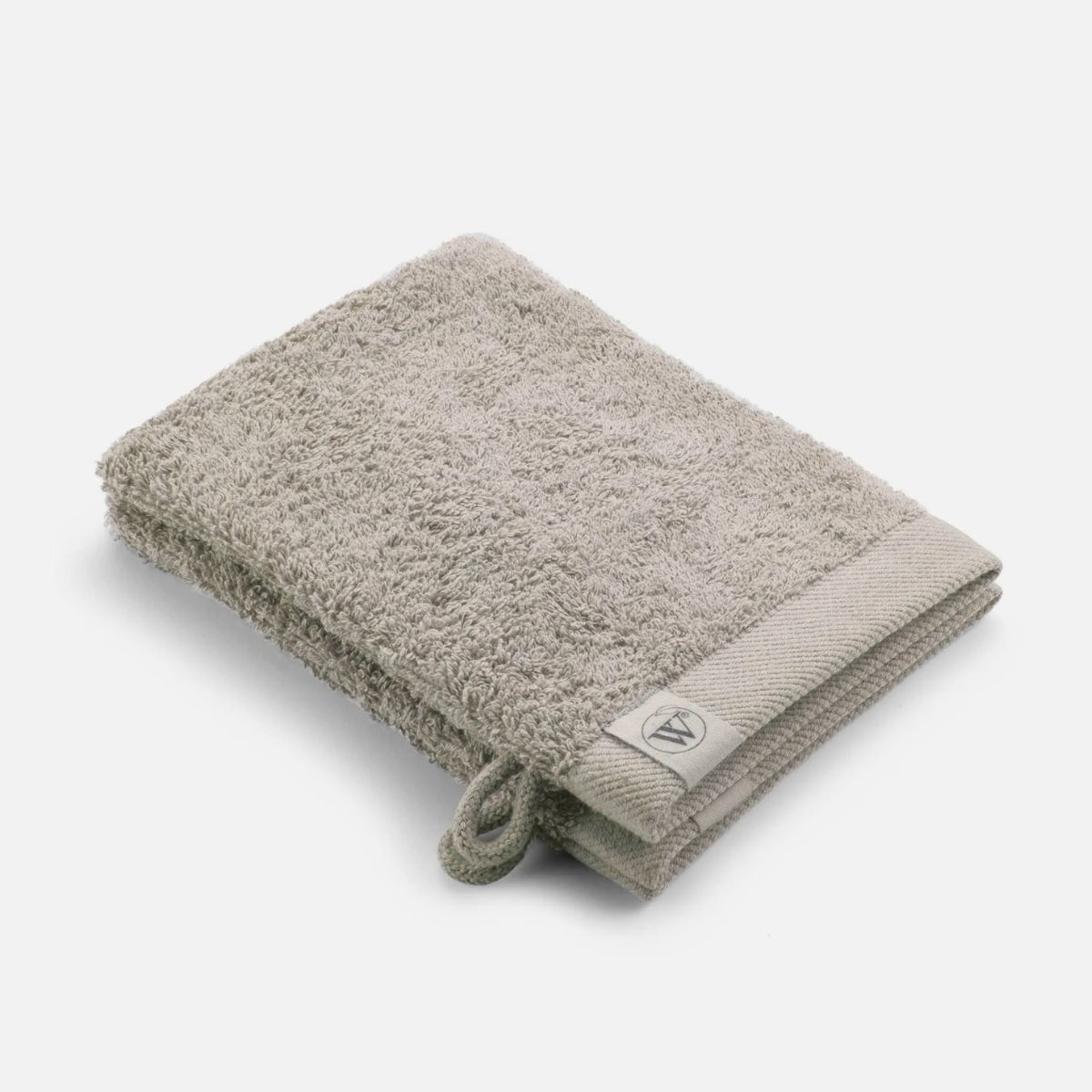 Walra Remade Cotton Washandje 16 x 21 cm 550 gram Taupe - 2 stuks