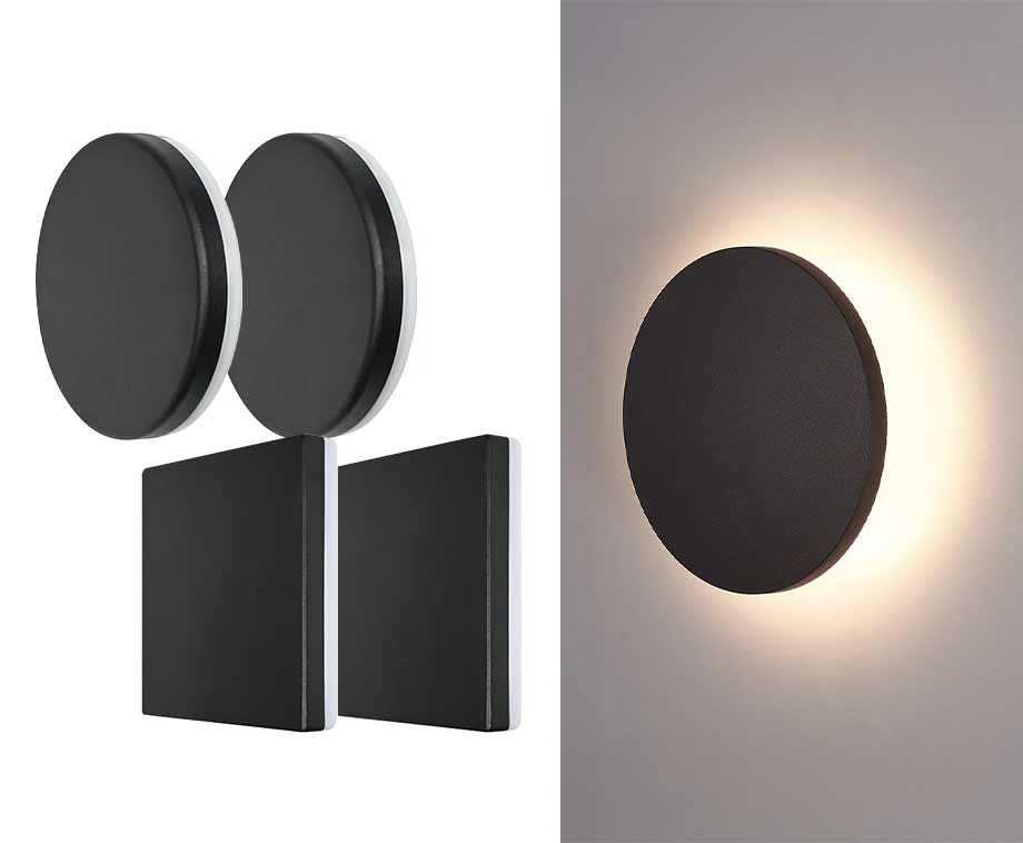 Aluminium Wandlamp Plat Inclusief LED Lichtbron
