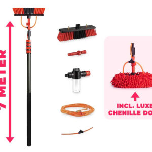 Telescopische Wasborstel Met Luxe Chenille Doek