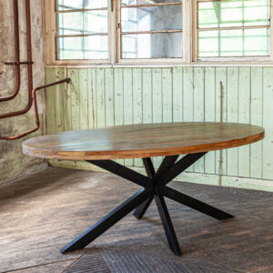 Zita Home Ovalen Mangohout Eettafel