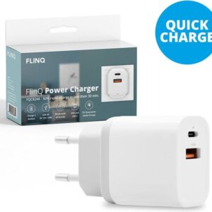 FlinQ USB C Adapter oplader - 18W