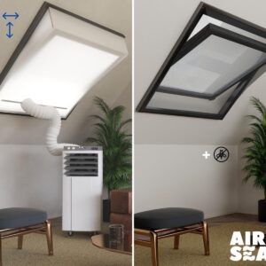 Raamafdichtingskit Mobiele Airco - Met Hor - 134 x 118 cm Velux UK06