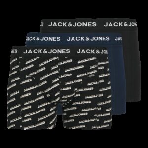 Jack & Jones Boxershorts JACBRIAN Trunks 3-pack Navy Blazer / Black-M