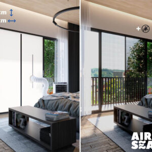 Deurafdichtingskit Mobiele Airco - Met Hor - 250 x 93 CM