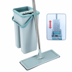 CleanRite Mop met Emmer - Blauw/Groen