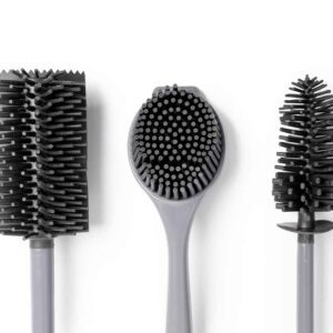 1+1 GRATIS | 3-Delige Set Siliconen Afwasborstels