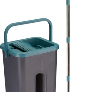 Flat Mop Dweil Met Wringemmer