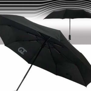 FlinQ Stormparaplu - Windbestendig tot 120 km/h - Zwart - Uitschuifbaar
