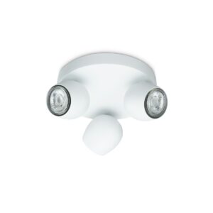 Prolight Bola - Opbouwspot - LED - GU10 - Wit - 3 lichtpunten
